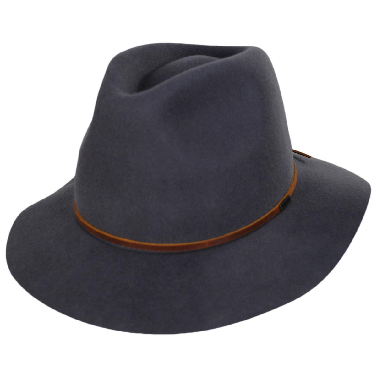 Brixton Wesley Fedora Grey XL