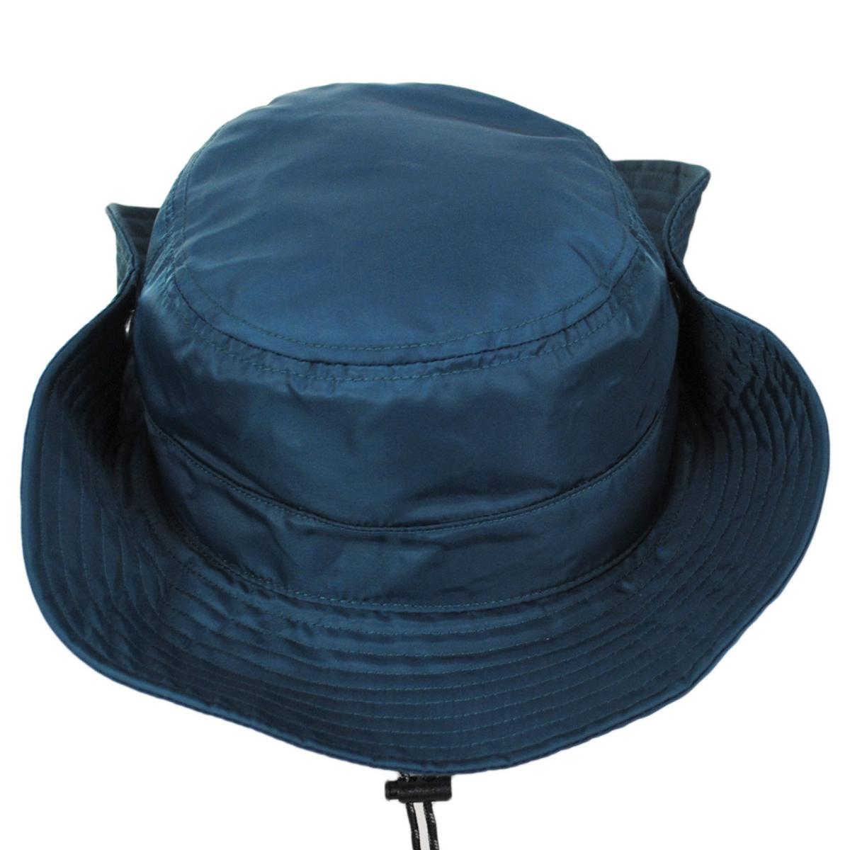 Kangol | Flux Gorpcore Nylon Bucket Hat | 185829 | front | DEEP TEAL BLUE