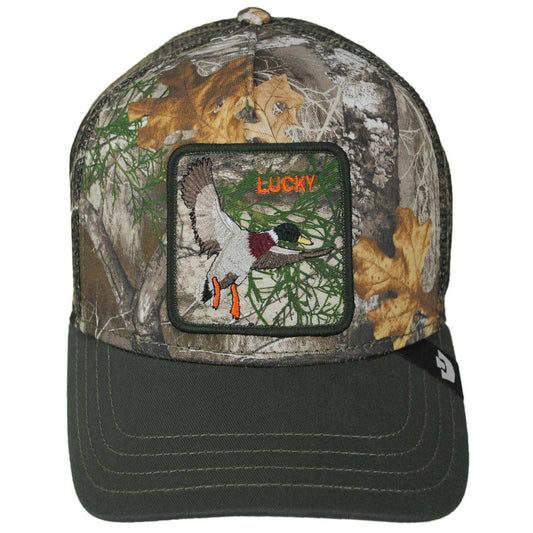 Goorin Bros | Realtree Edge Lucky Mesh Trucker Snapback Baseball Cap | 200788 | front | CAMOUFLAGE