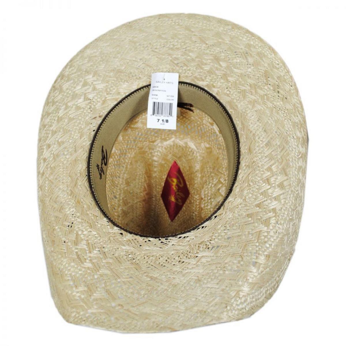 Bailey Western | Kace 10X Sisal Straw Western Hat | 127704 | under | NATURAL