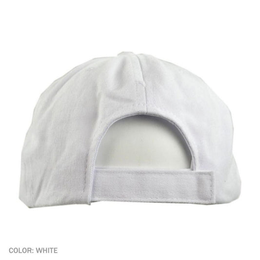 Village Hat Shop | Bride Strapback Baseball Cap Dad Hat | 222427 | front | WHITE