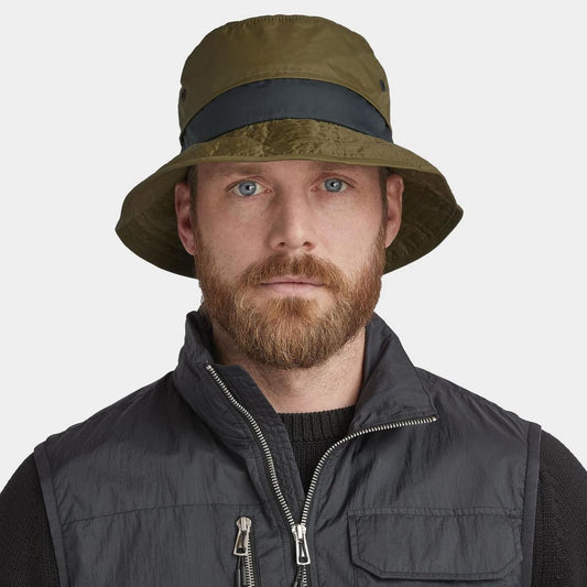 Tilley Endurables | Traverse DWR Ripstop Nylon Packable Bucket Hat - FINAL SALE | 400843 | lsmone | OLIVE
