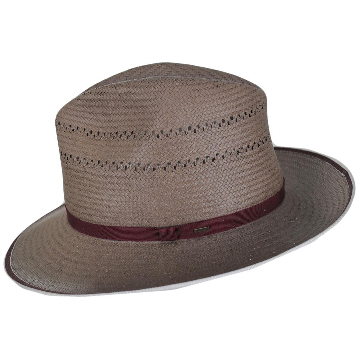 Bailey 1922 | Delmont Toyo LiteStraw Fedora Hat | 127925 | profile | AMPHORA