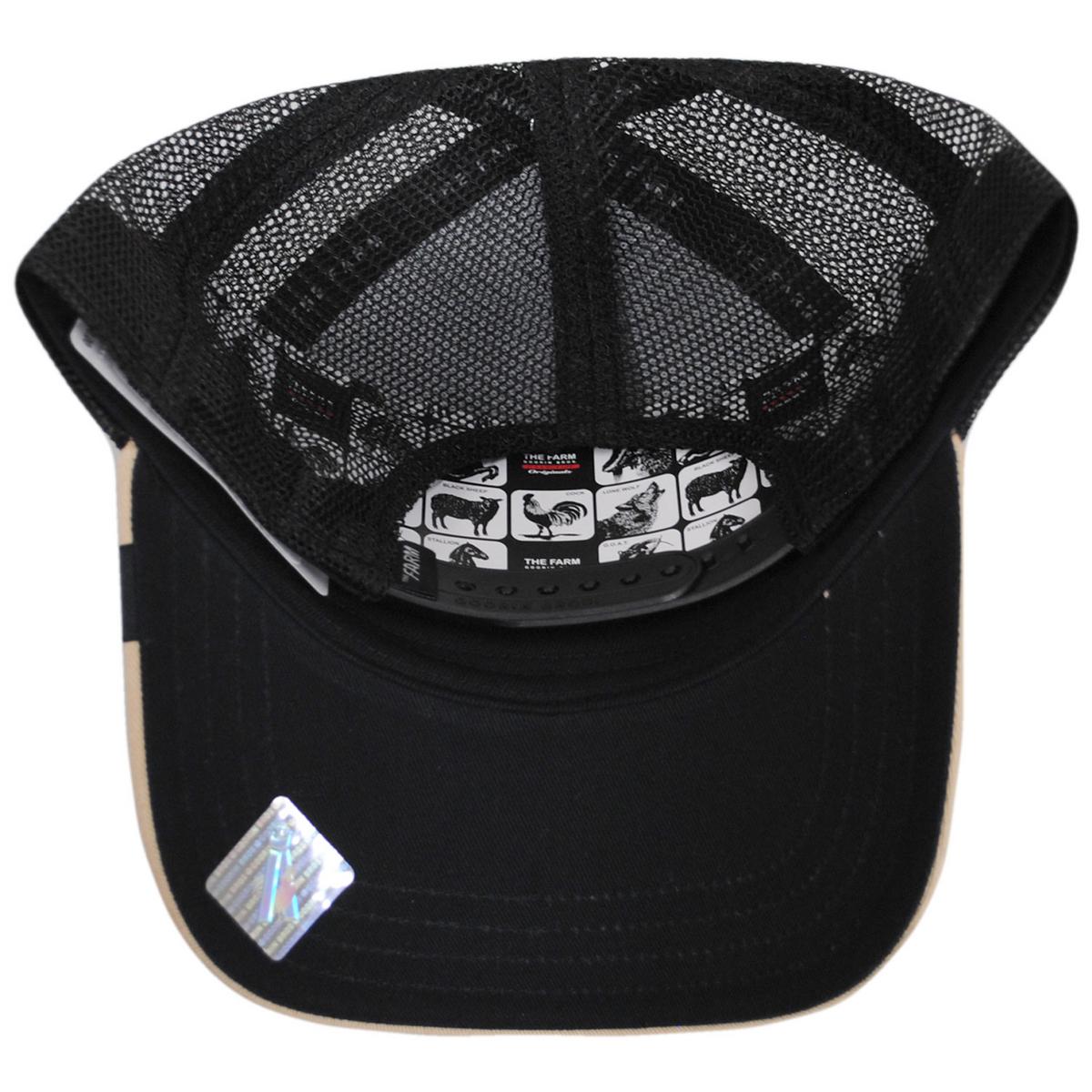 Goorin Bros | Pantera Mesh Trucker Snapback Baseball Cap | 200669 | under | BLACK