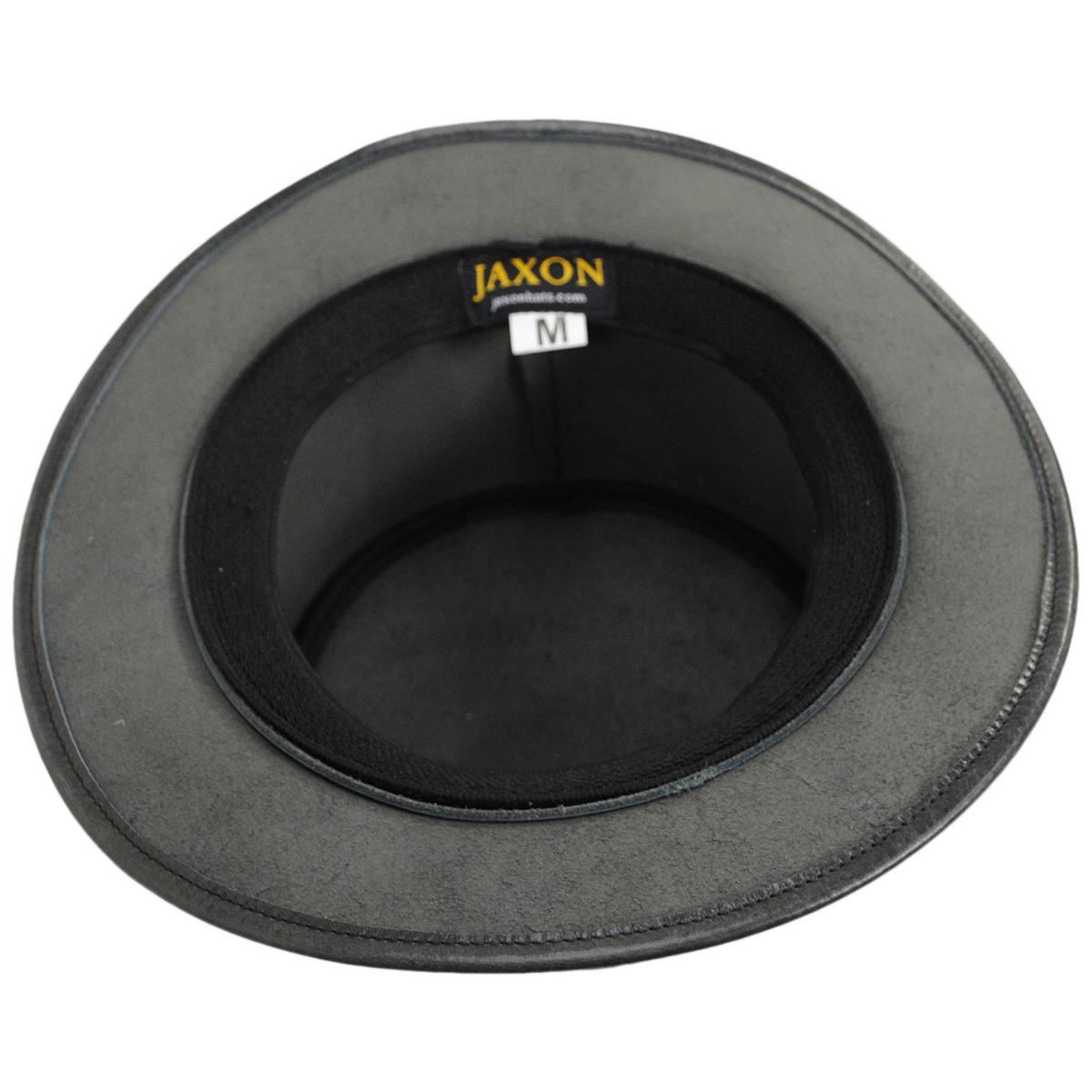 Jaxon Hats | John Bull Leather Top Hat - Black | 194100 | under | BLACK