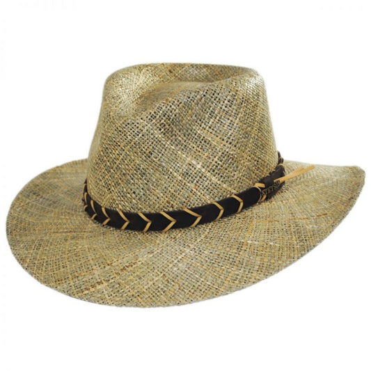 Stetson | Alder Seagrass Straw Outback Hat | 126952 | lead | WHEAT