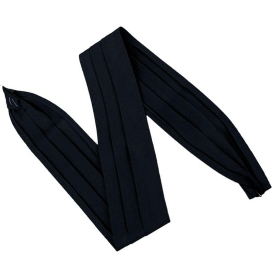 Capas Headwear | 3-Pleat Cotton Puggaree Hat Band | 602018 | front | BLACK