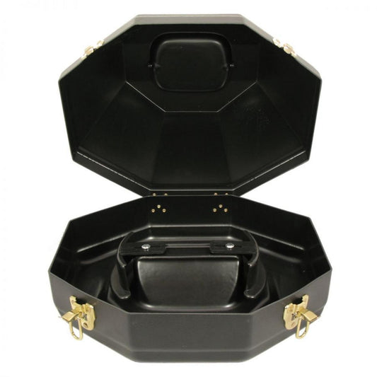 Formco | Hard Plastic Single Hat Can Carrier | 600010 | front | BLACK