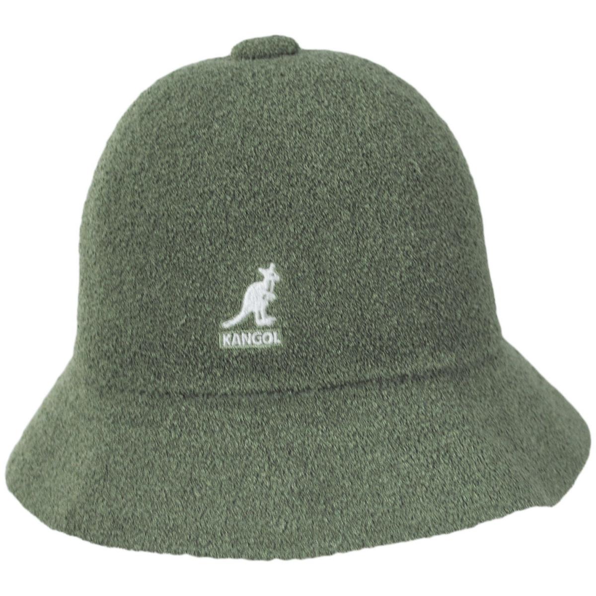 Kangol | Bermuda Casual Bucket Hat - Fashion Colors | 185700A | front | OIL GREEN