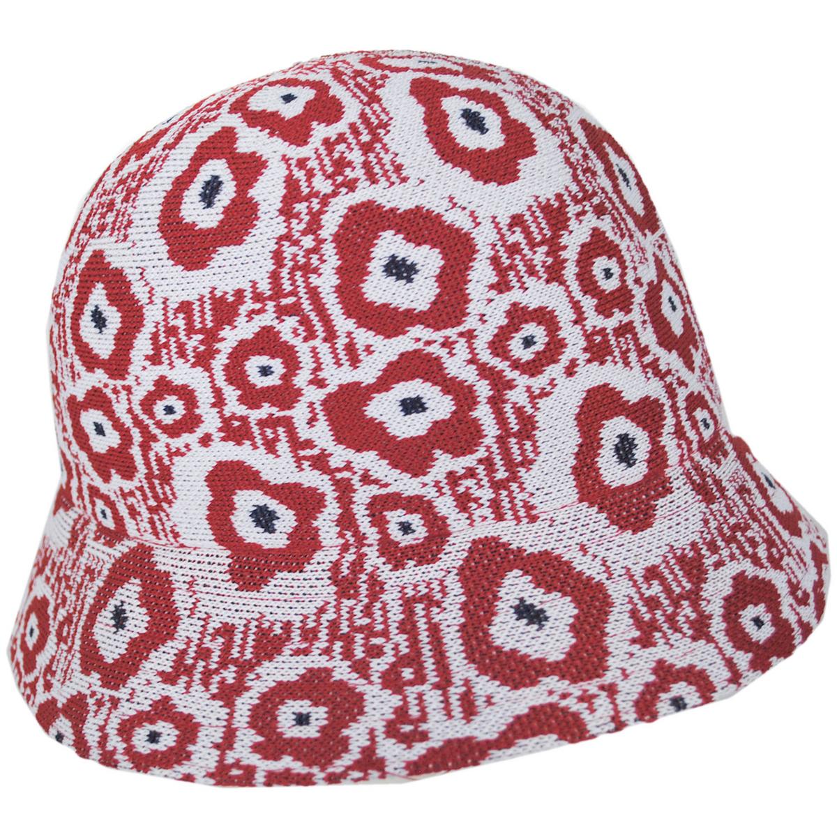 Kangol | Retro Flower Tropic Casual Bucket Hat | 106838 | profile | RED
