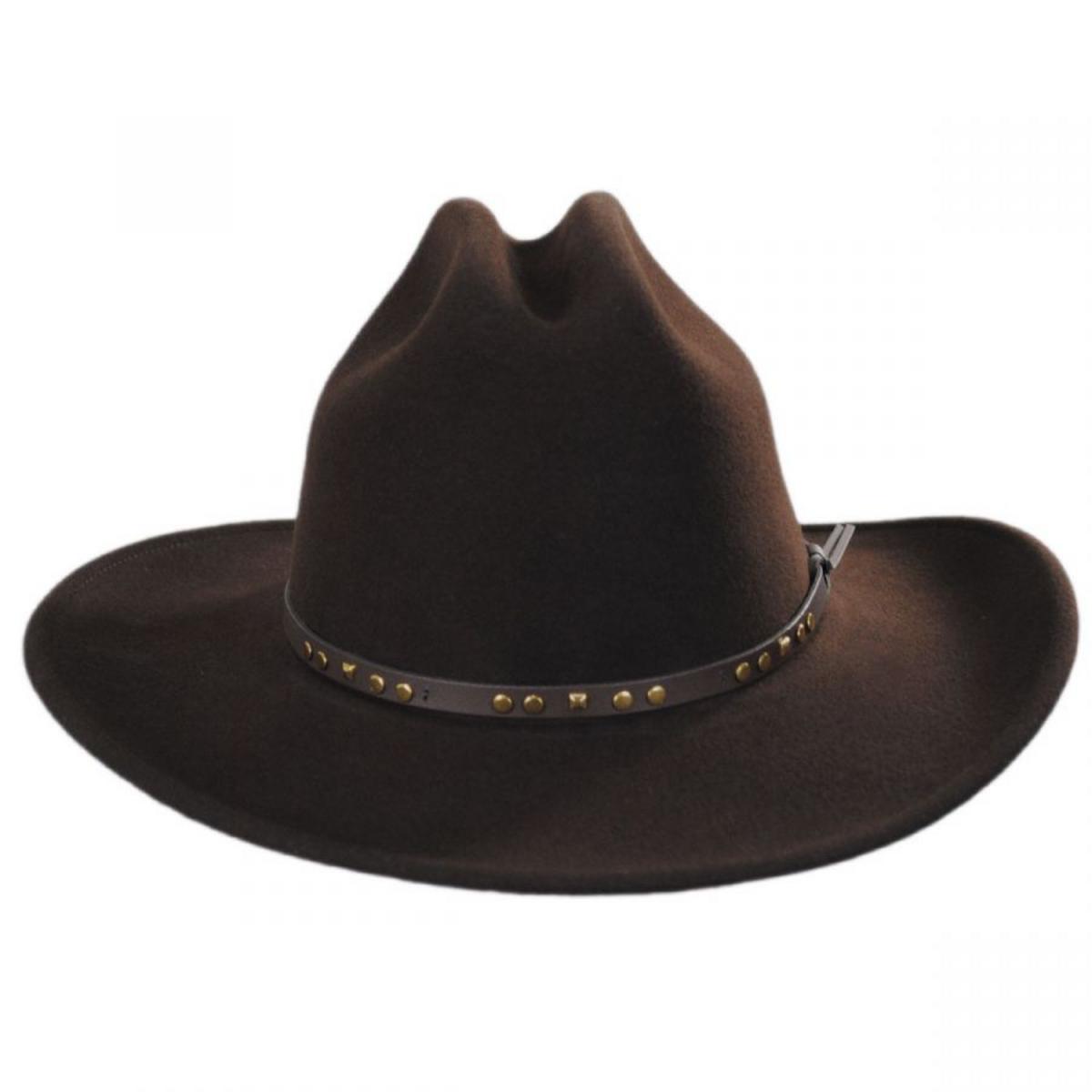 Bailey Western | Chisolm Wool Litefelt Cattlemen Western Hat | 130028 | front | BEAVER