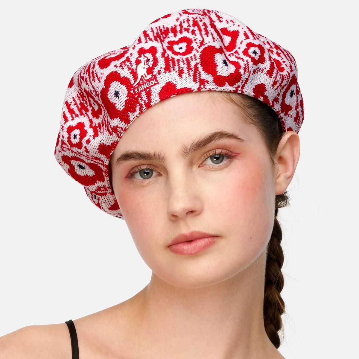 Kangol | Retro Flower Tropic Beret | 150927 | lsfone | RED