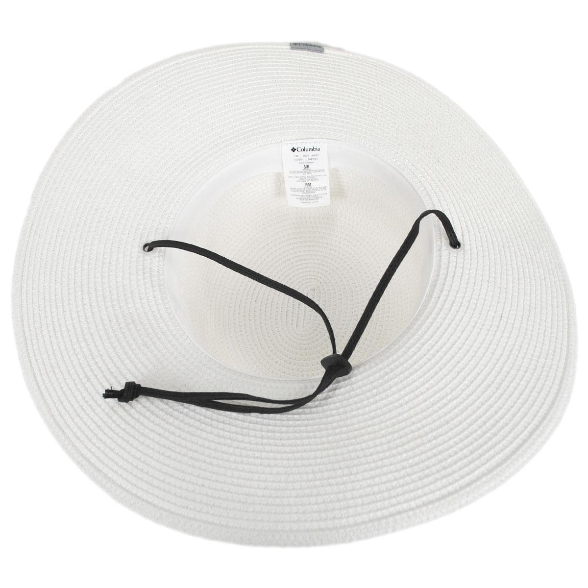 Columbia Sportswear | Global Adventure Packable Toyo Straw Blend Sun Hat | 108106 | under | WHITE