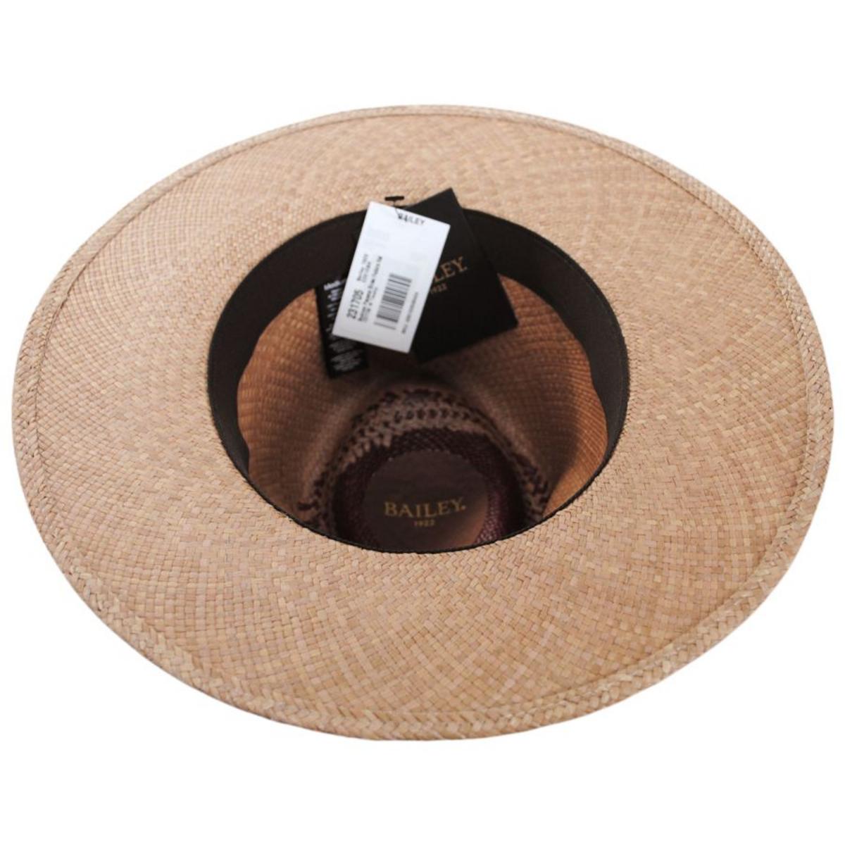 Bailey 1922 | Bystrom Panama Straw Fedora Hat | 127738 | under | TAWNY
