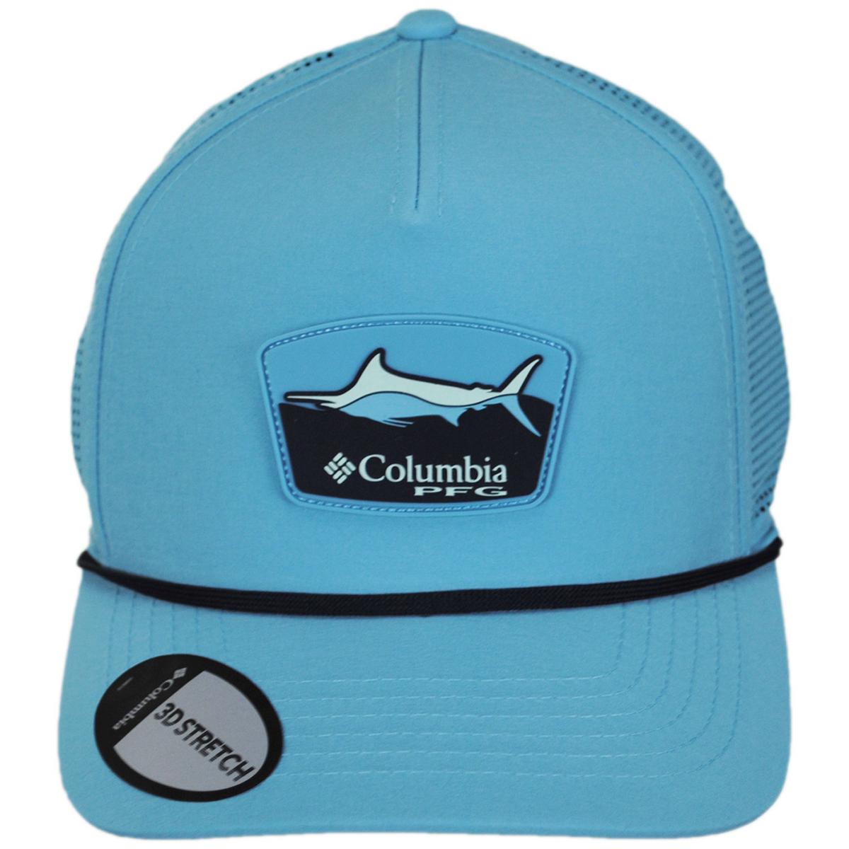 Columbia Sportswear | Tidal Pursuit 3D Stretch Snapback Baseball Cap | 400088 | front | VINTAGE BLUE
