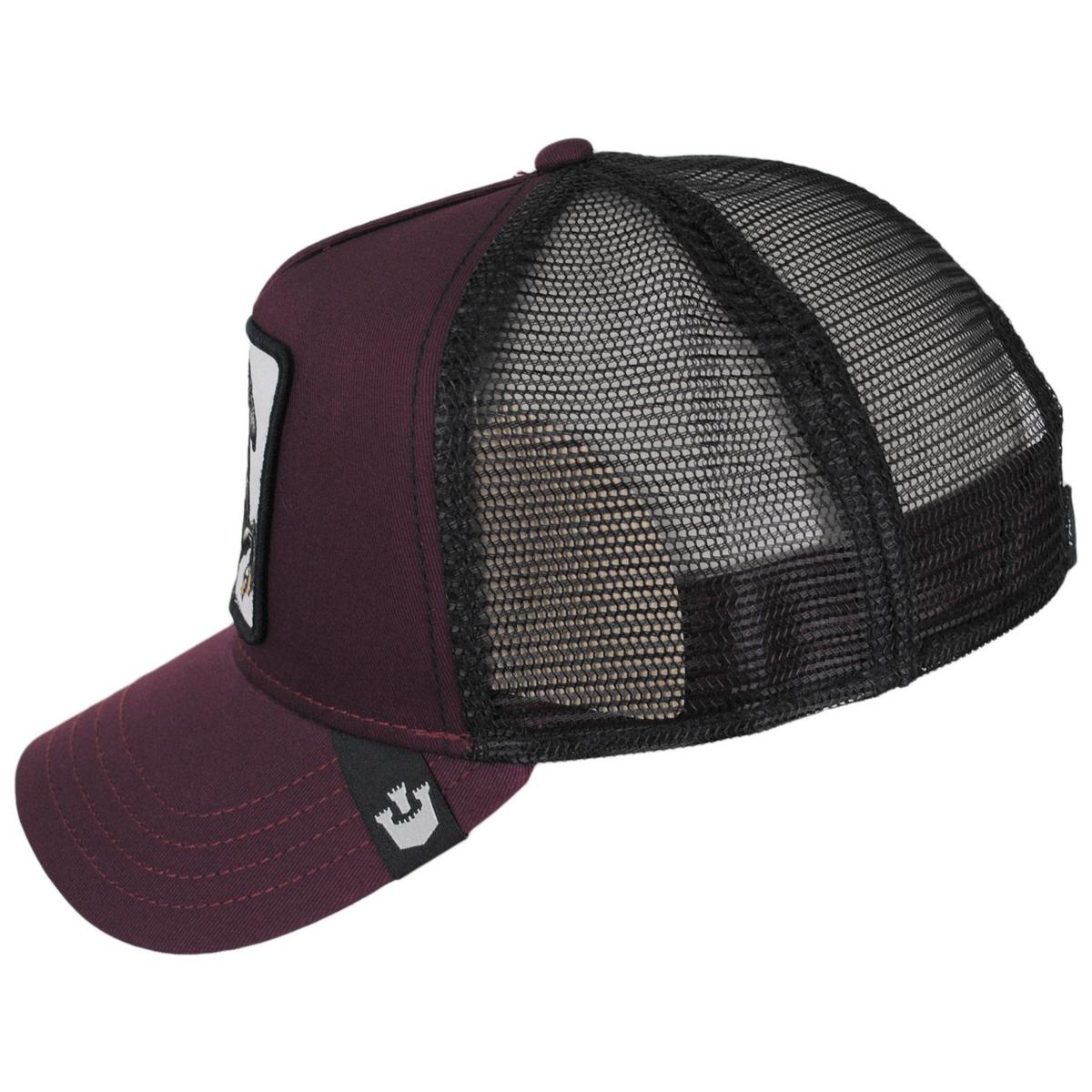 Goorin Bros | Stallion Mesh Trucker Snapback Baseball Cap | 200373 | profile | WINE
