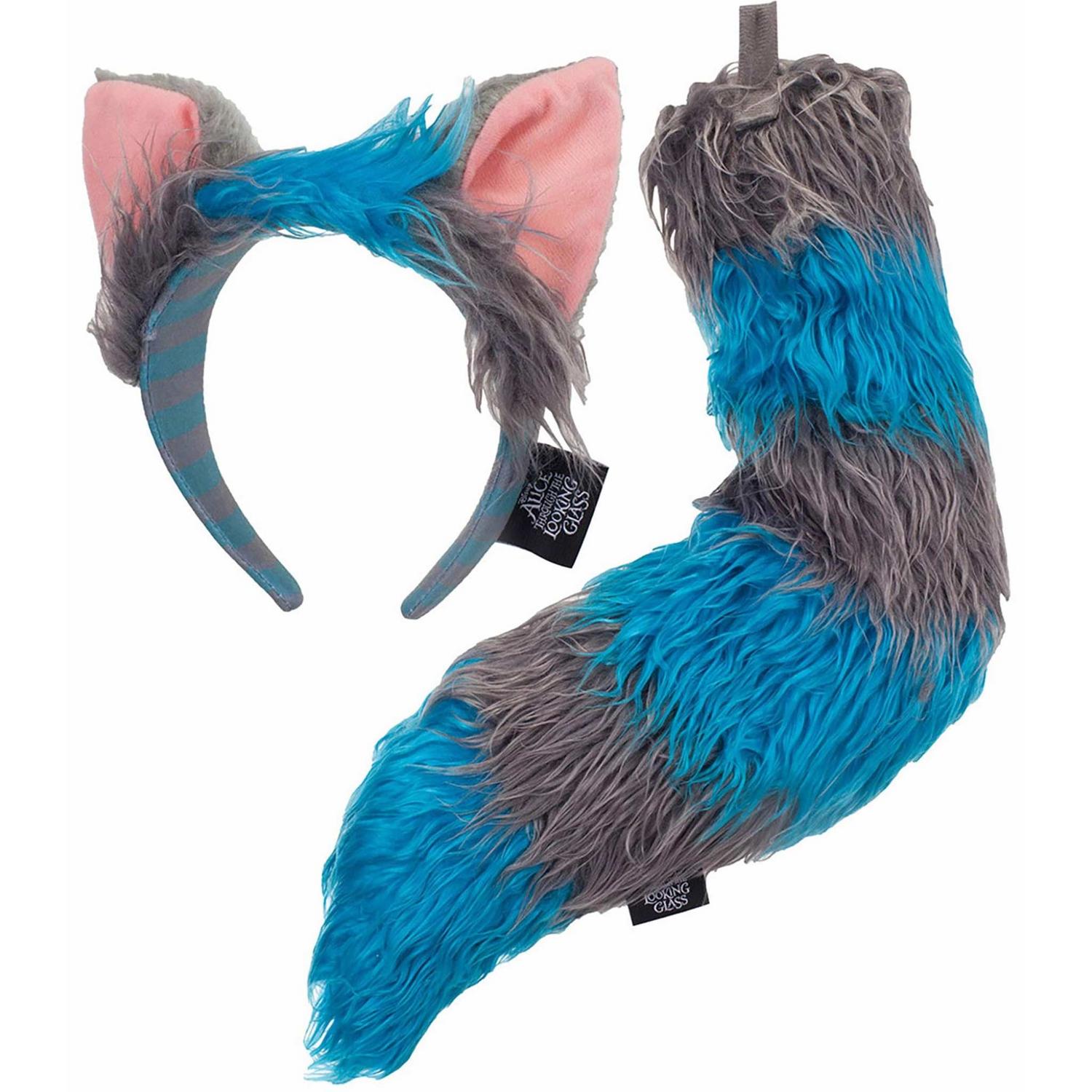 Alice in Wonderland Deluxe Cheshire Cat Ears and Tail Accessory