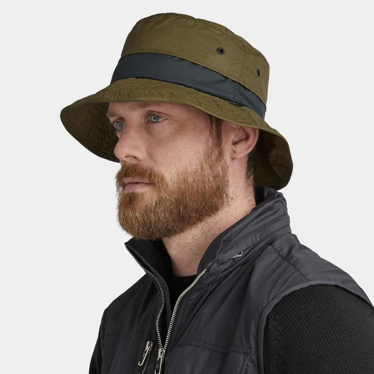 Tilley Endurables | Traverse DWR Ripstop Nylon Packable Bucket Hat | 400843 | lsmtwo | OLIVE