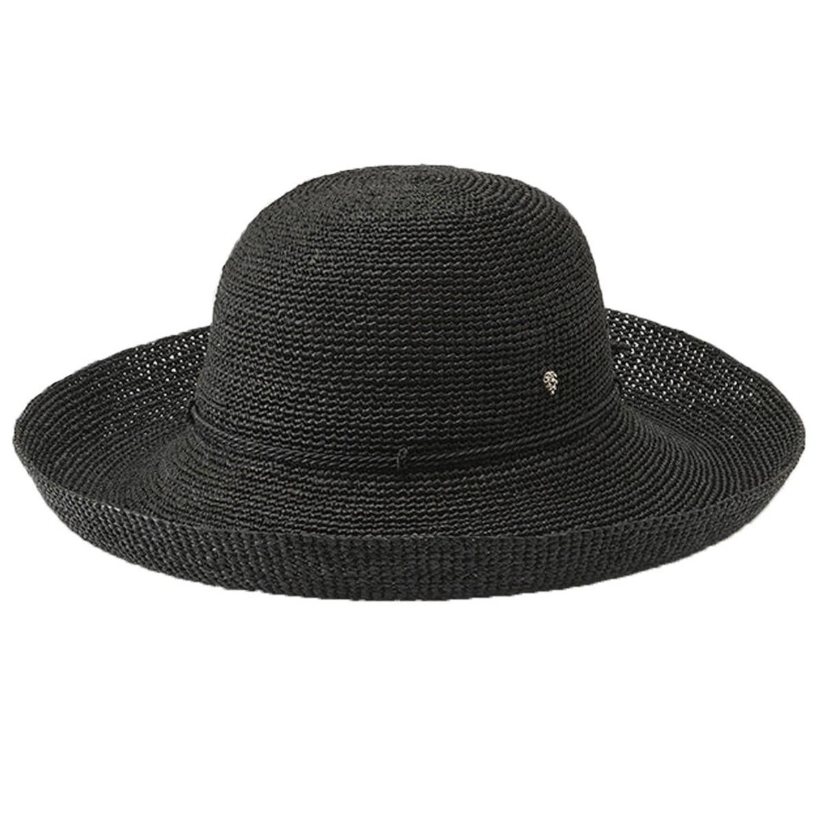 Helen Kaminski | Provence 12 Raffia Straw Sun Hat | 120810 | lead | CHARCOAL