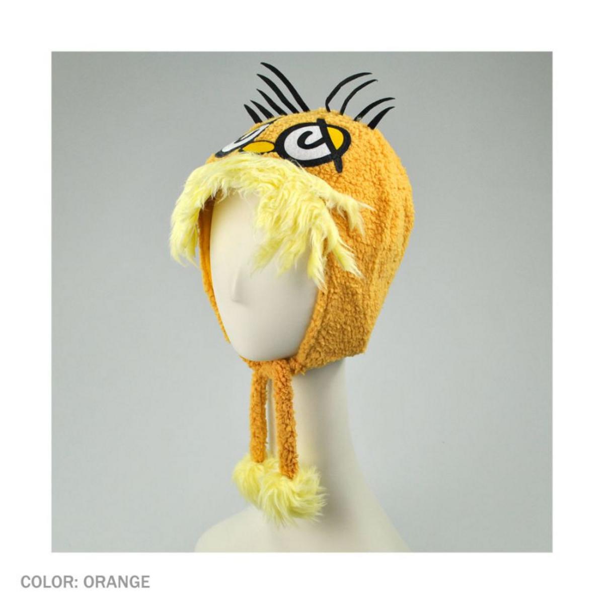 Dr. Seuss | Lorax Knit Peruvian Beanie Hat | 501302 | front | ORANGE