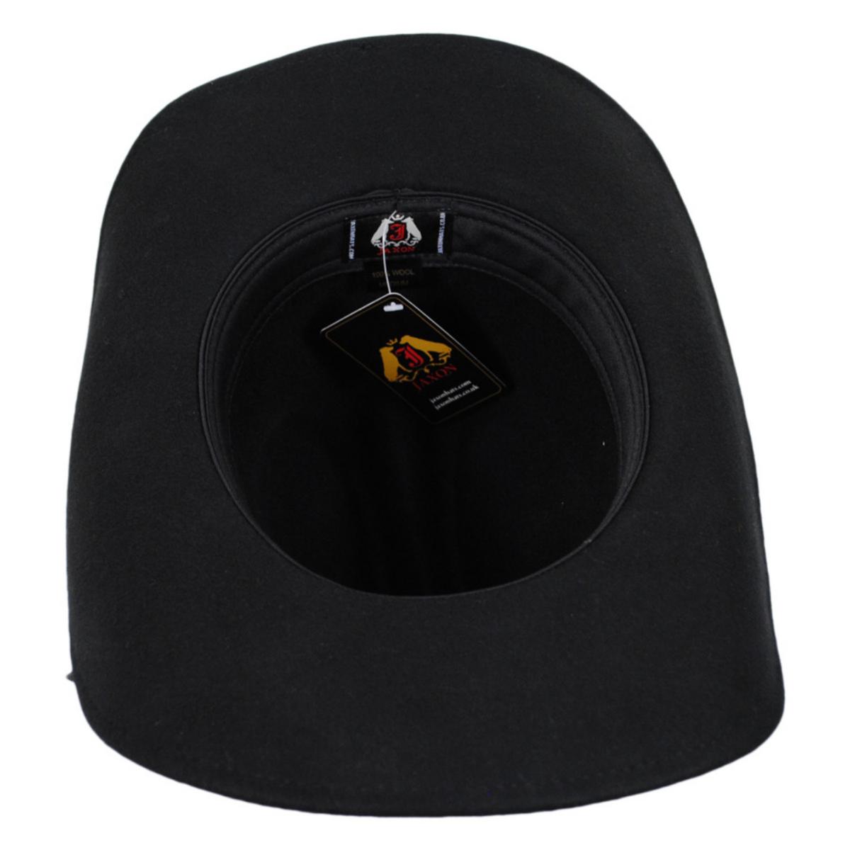 Jaxon Hats | Wool Felt Western Hat | 132000 | under | BLACK