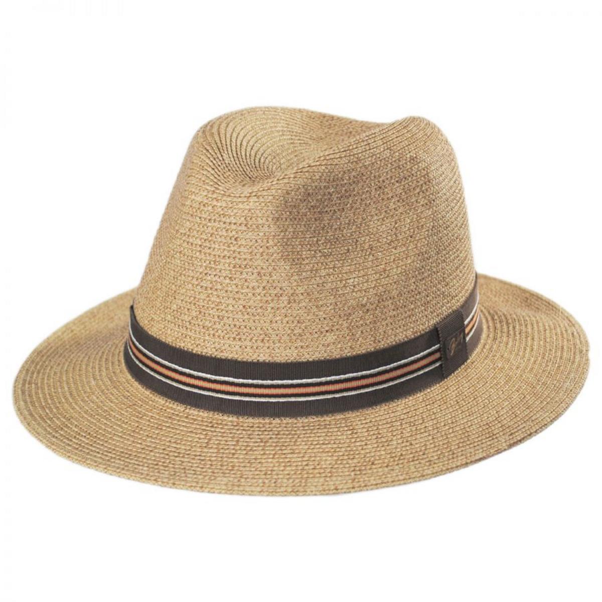 Bailey 1922 | Hester Toyo Straw Blend Fedora Hat | 127849 | lead | SAND