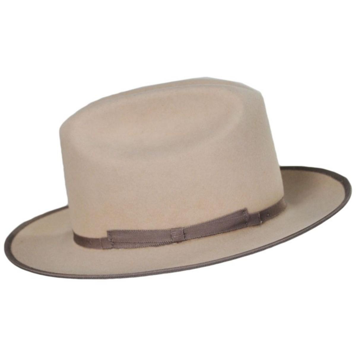 Bailey 1922 | The Architect Fur Felt Cattleman Western Hat | 130374 | profile | BUCKSKIN