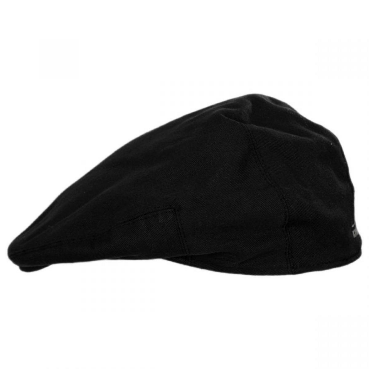 Kangol | Washed Cotton Ivy Cap | 160885 | profile | BLACK