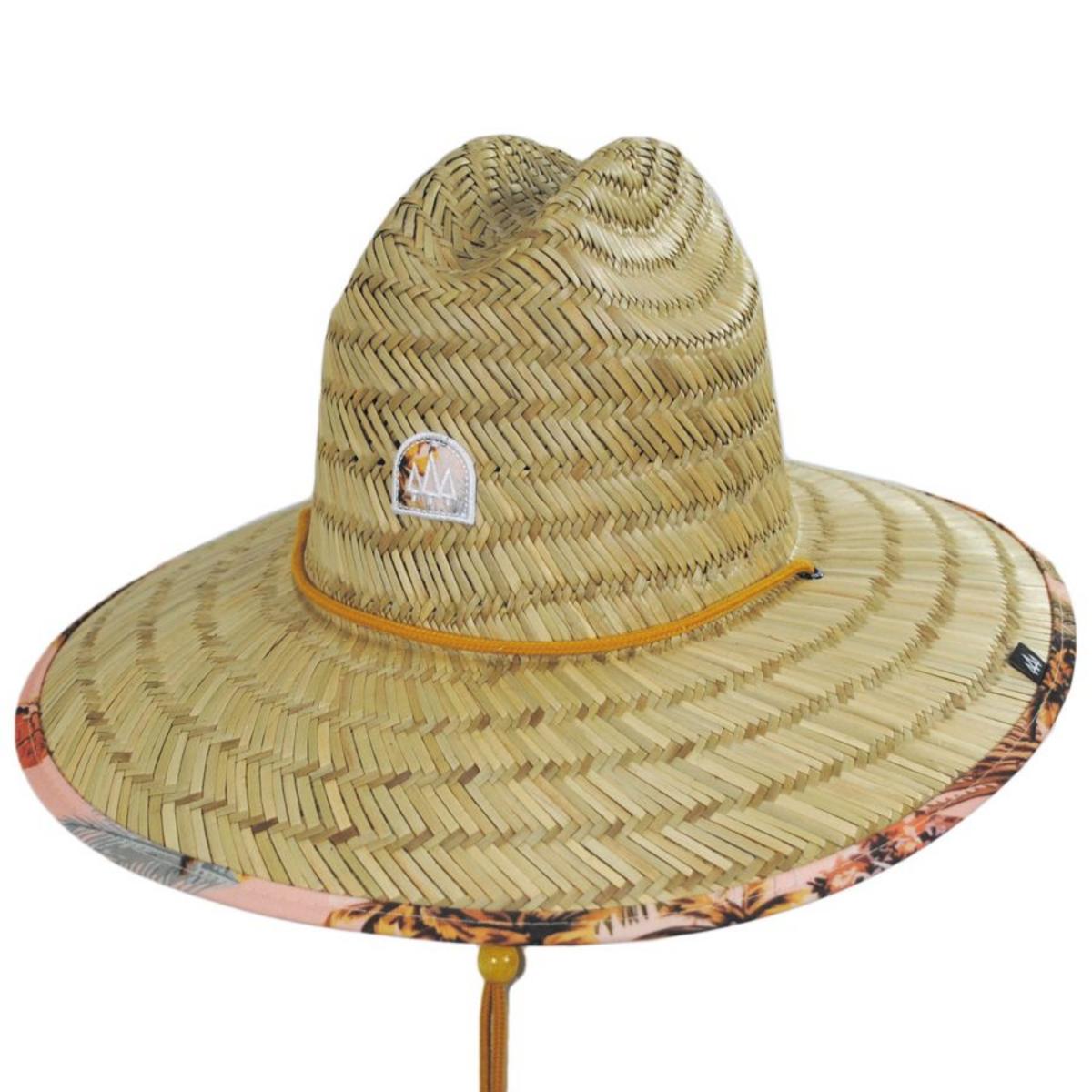 Hemlock Hat Co. | Casablanca Rush Straw Lifeguard Hat | 129598 | lead | NATURAL