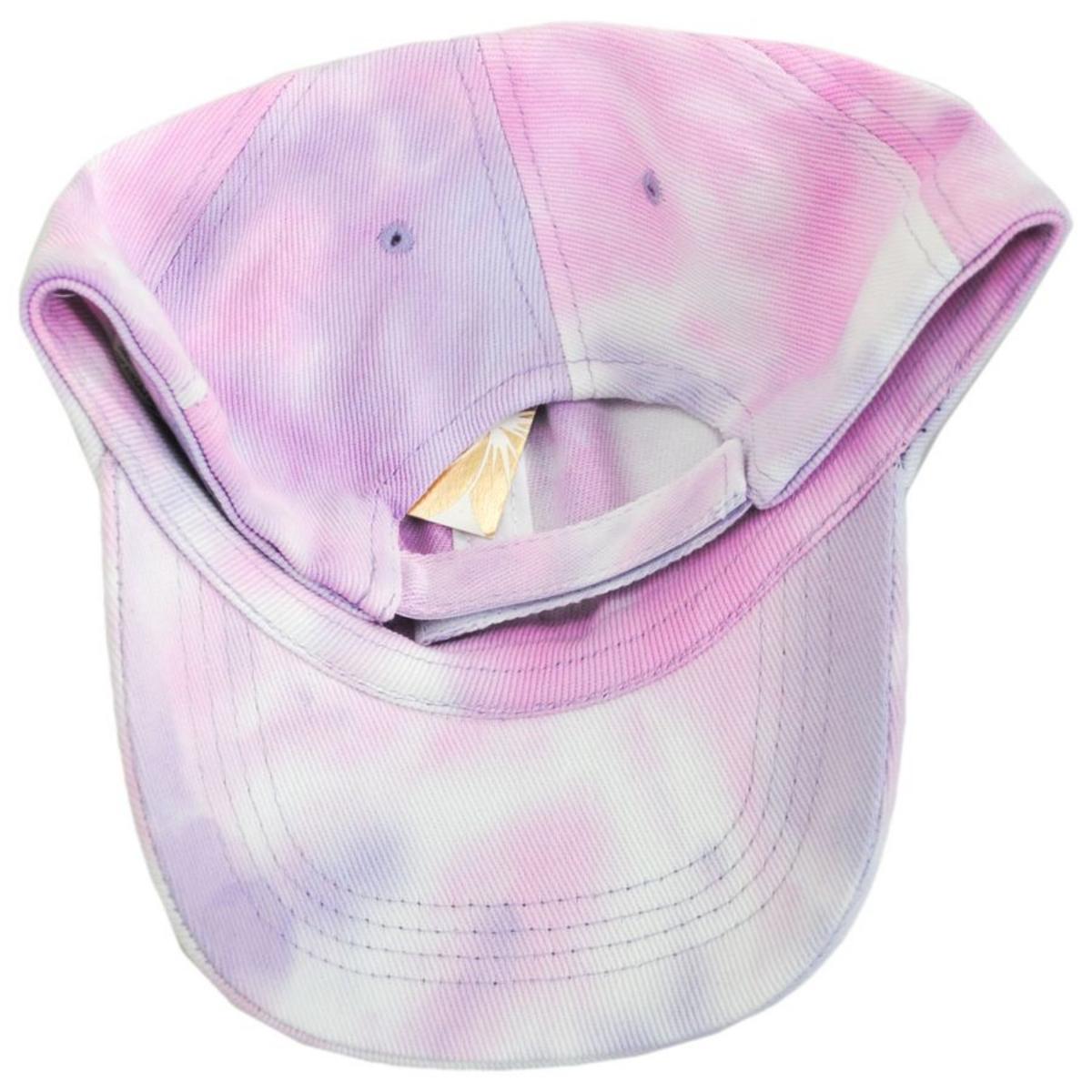 Cappelli | Splash Tie Dye Cotton Baseball Cap Dad Hat | 200339 | under | PURPLE