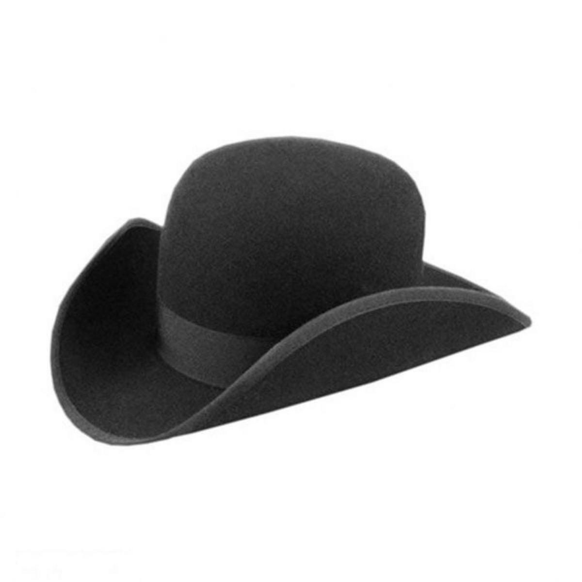 Bollman Hat Company | Heritage Collection 1860s Wide Awake Wool Felt Hat | 130084 | lead | BLACK