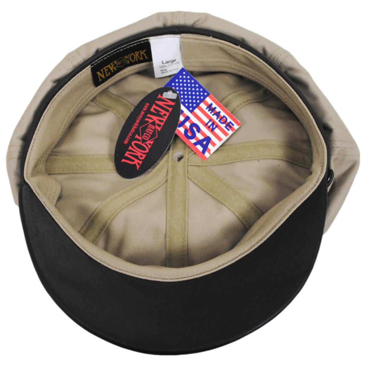 NEW YORK HAT CO | Brando Cotton Canvas Cap | 161106 | under | KHAKI
