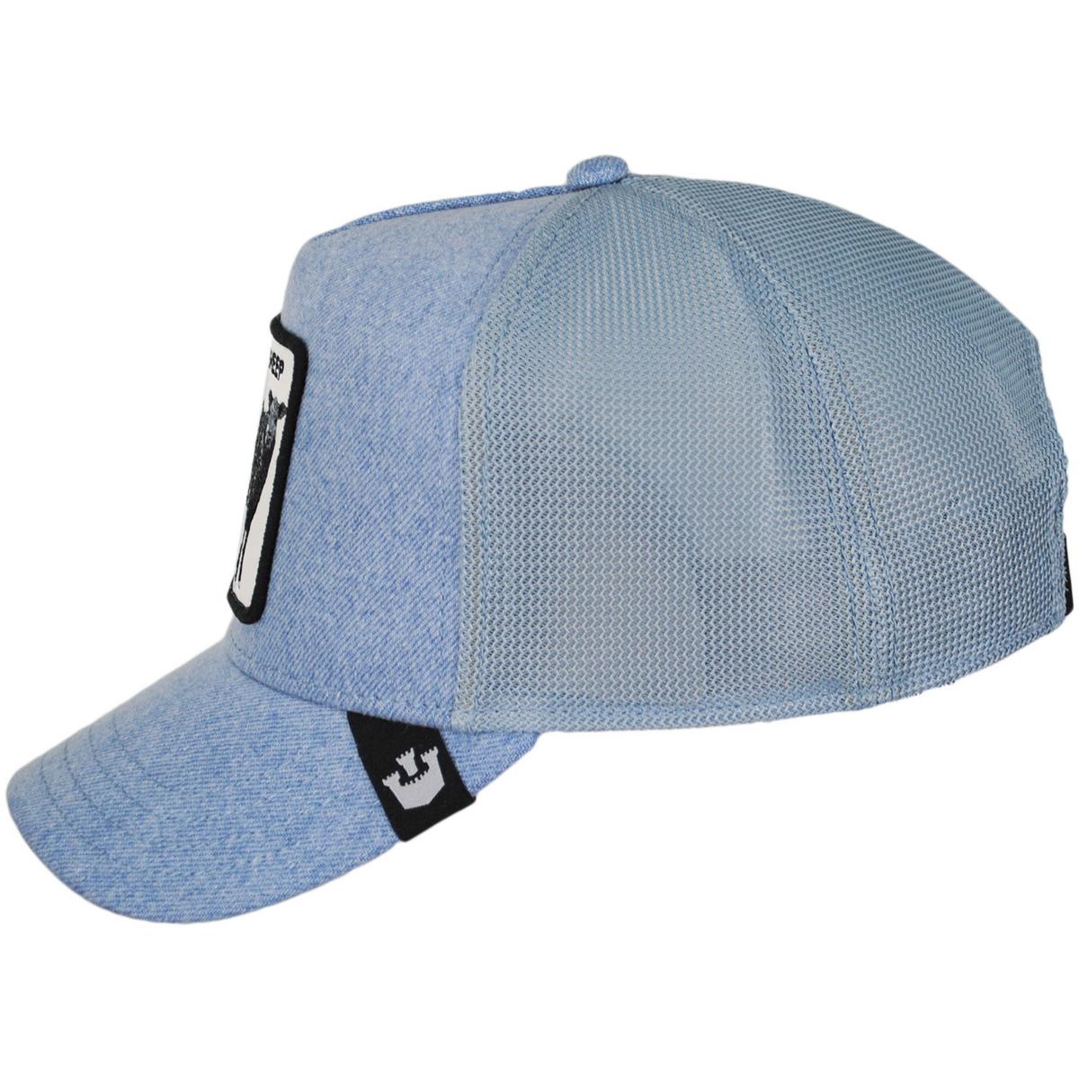 Goorin Bros | Black Sheep Mesh Trucker Snapback Baseball Cap | 200486 | profile | BLUE