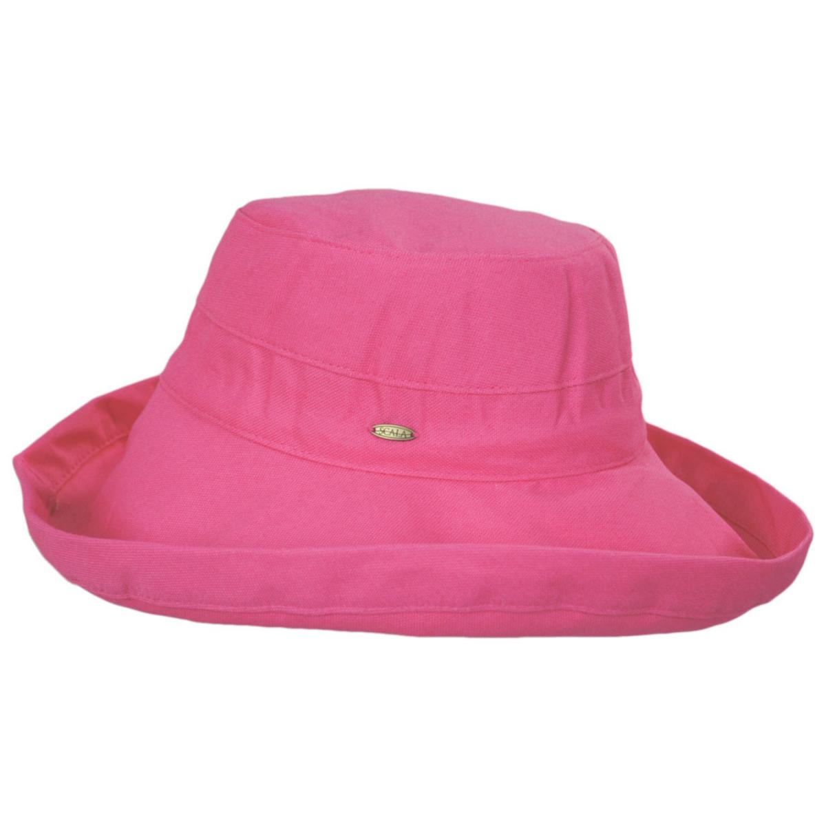 Scala | Lanikai Cotton Sun Hat | 106374 | profile | C ROSE