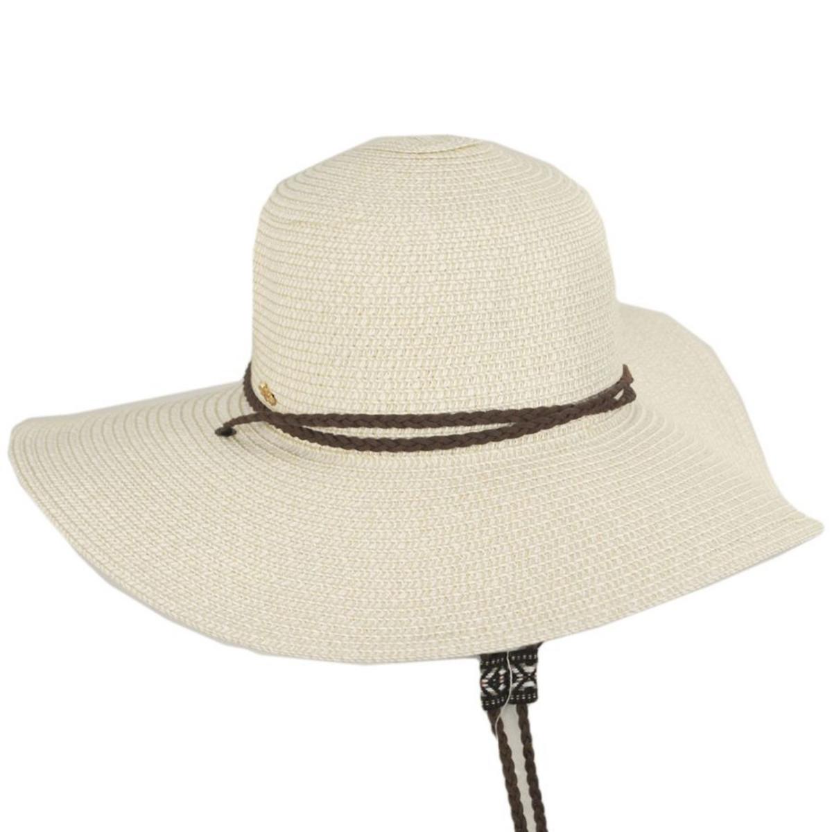 Cappelli | Merryl Toyo Braid Swinger with Chin Cord Sun Hat | 101263 | lead | NATURAL