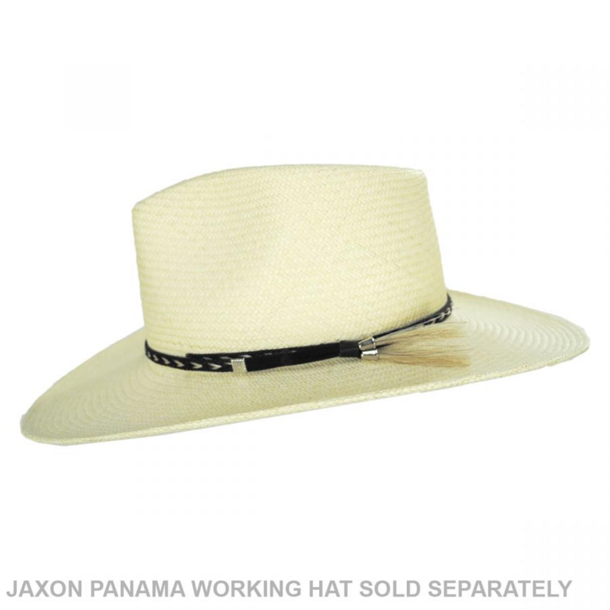 Kenny K | Vegan Leather and Horse Hair Hat Band | 602062 | profile | BLACK
