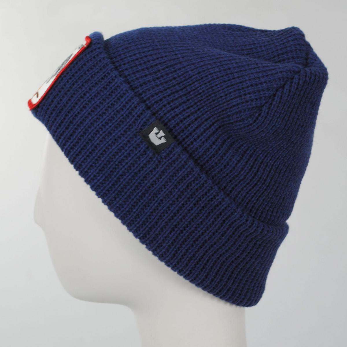 Goorin Bros | Morning Call Beanie Hat | 500205 | profile | NAVY BLUE
