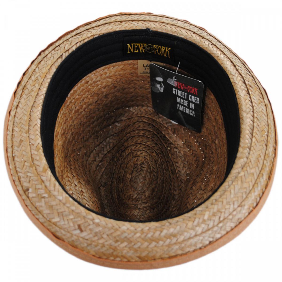 NEW YORK HAT CO | Coconut Straw Stingy Fedora Hat | 128404 | under | NATURAL