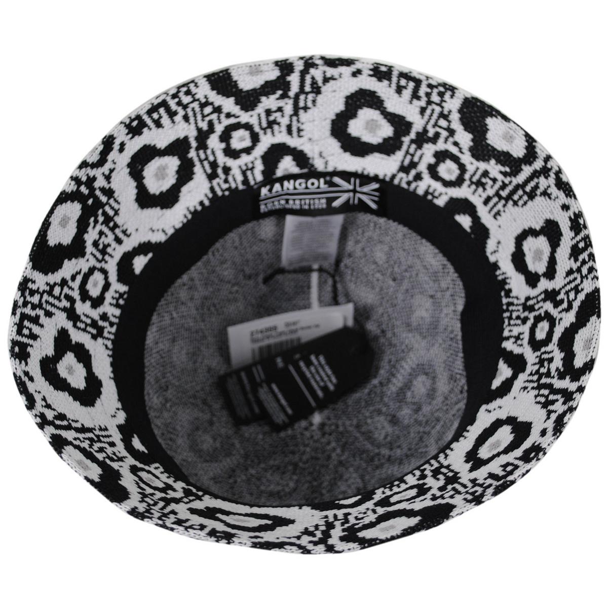 Kangol | Retro Flower Tropic Casual Bucket Hat | 106838 | under | BLACK