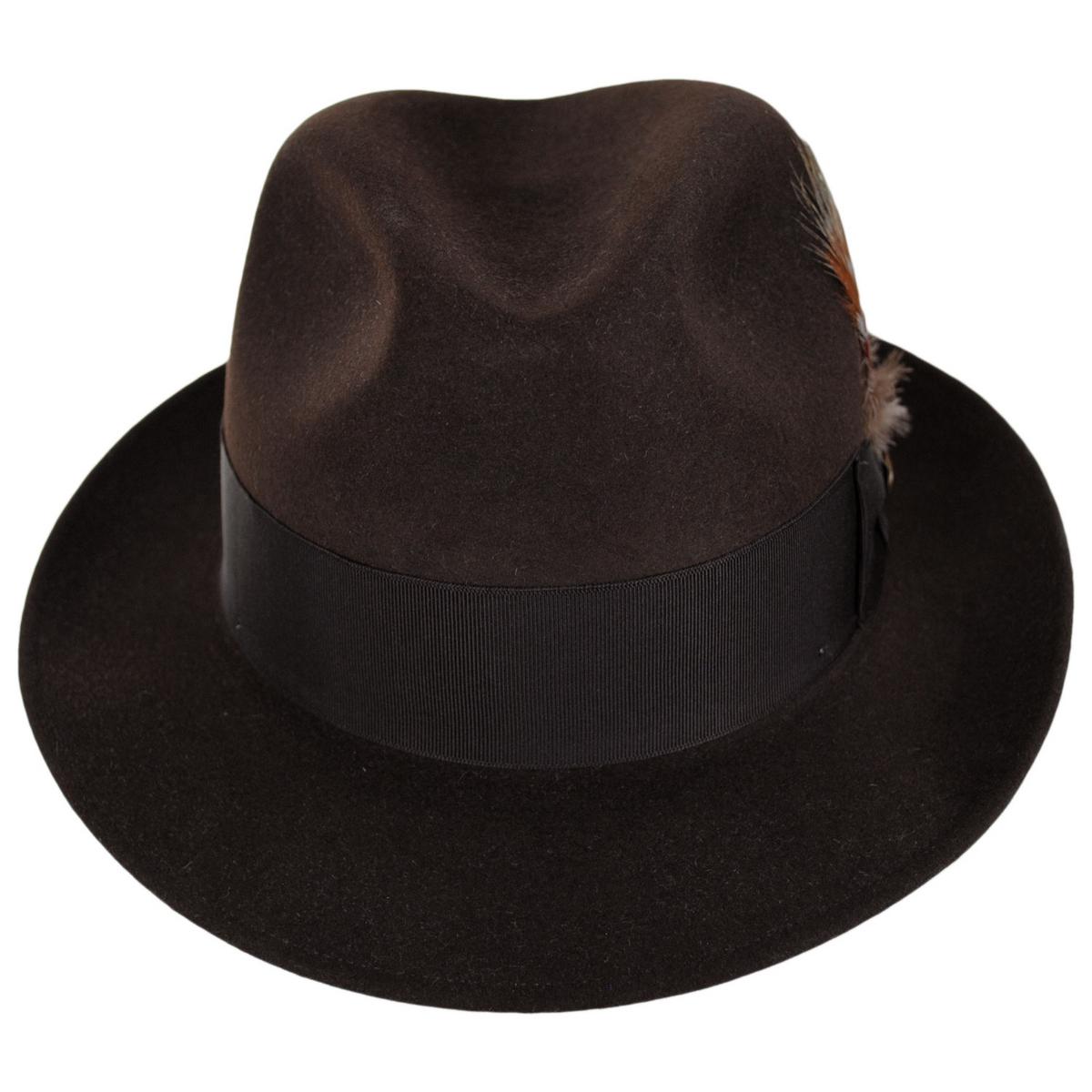 Stetson | Saxon Fur Felt Fedora Hat | 130609 | front | CORDOVA