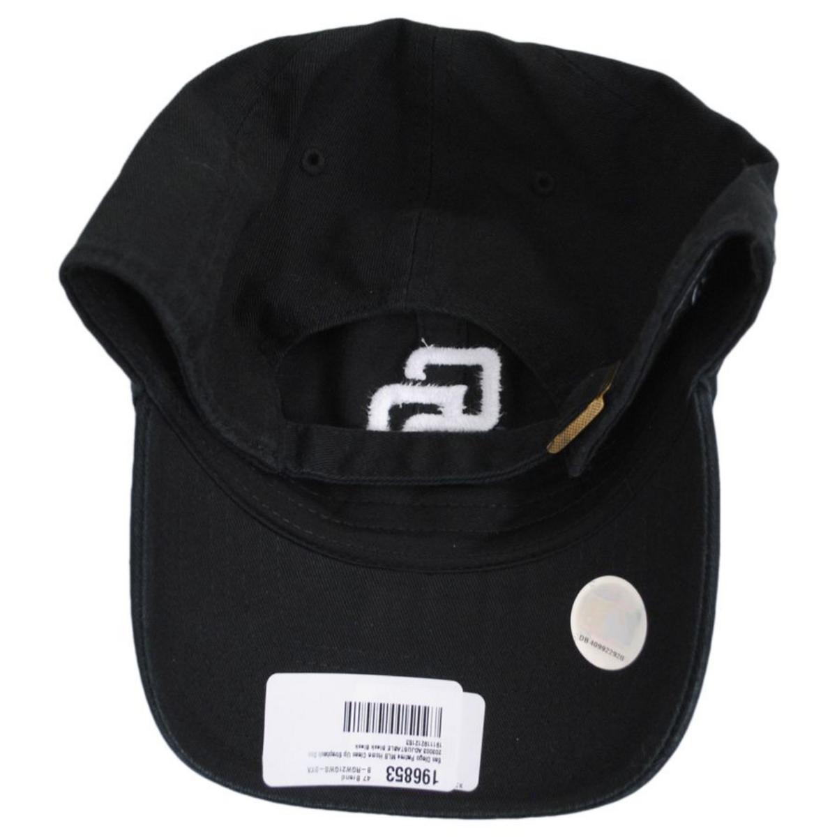 47 Brand | San Diego Padres MLB Clean Up Strapback Baseball Cap Dad Hat | 203003 | under | BLACK