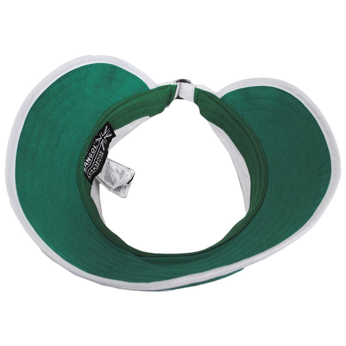 Kangol | Golf Sun Visor | 195606 | under | GREEN/WHITE