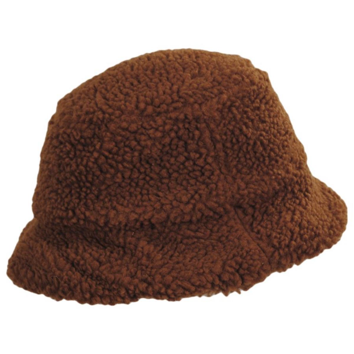 Scala | Kirsten Berber Fleece Bucket Hat | 106431 | profile | RUST