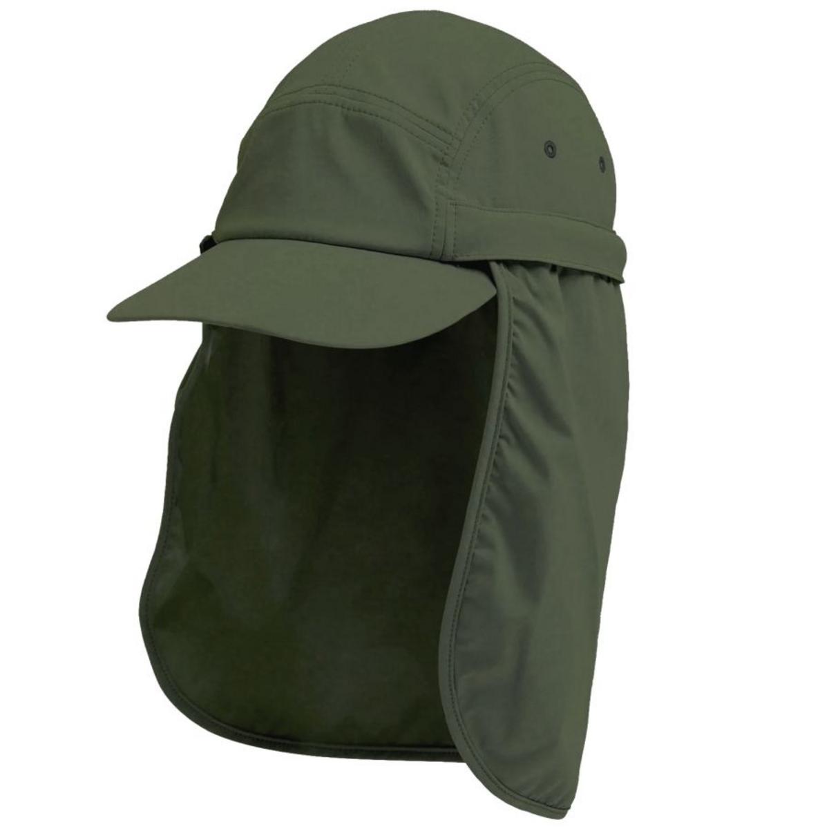 Tilley Endurables | Ultralight DWR Sunshield Neck Flap Baseball Cap | 400844 | lead | OLIVE