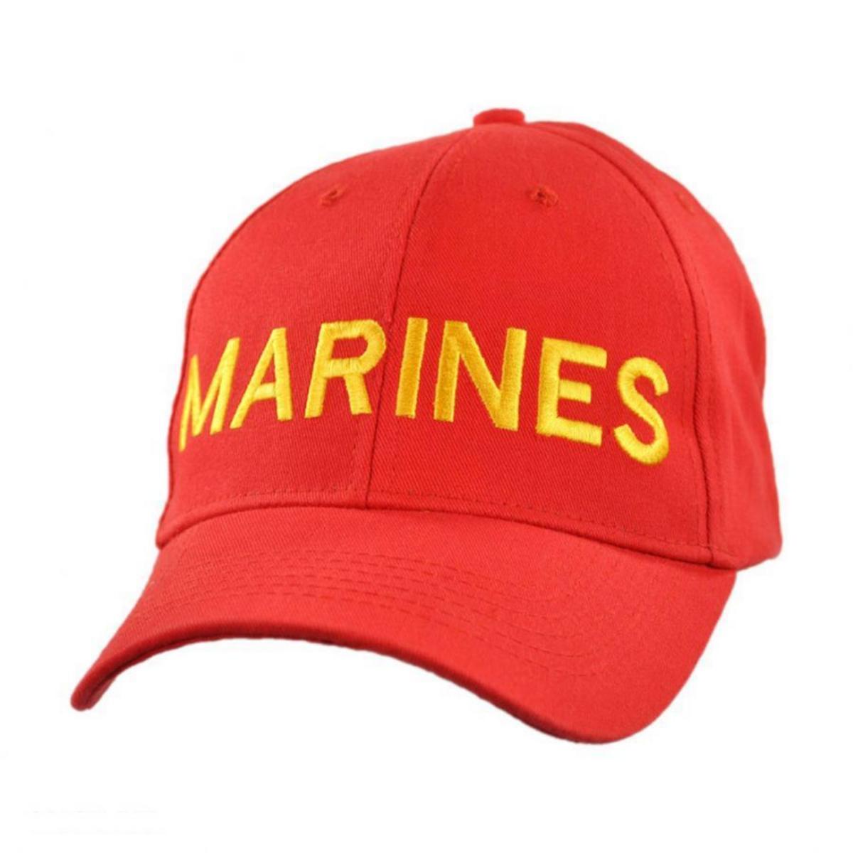 Village Hat Shop | Marines Snapback Baseball Cap | 222436 | lead | RED