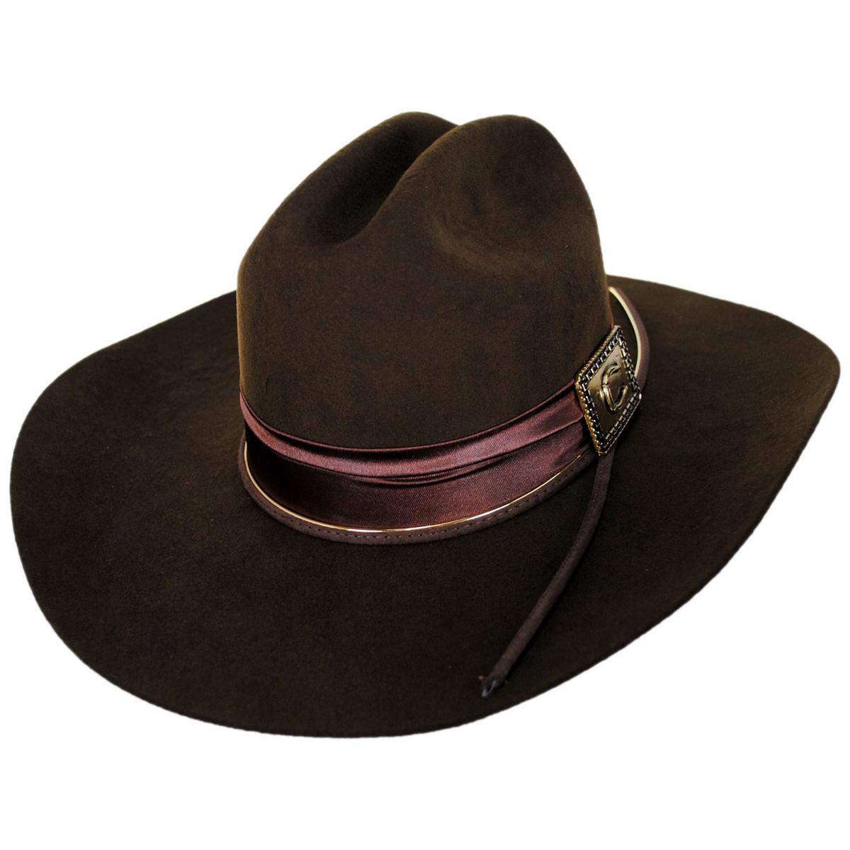 Charlie 1 Horse | Songbird Wool Felt Western Hat | 124966 | lead | CHOCOLATE