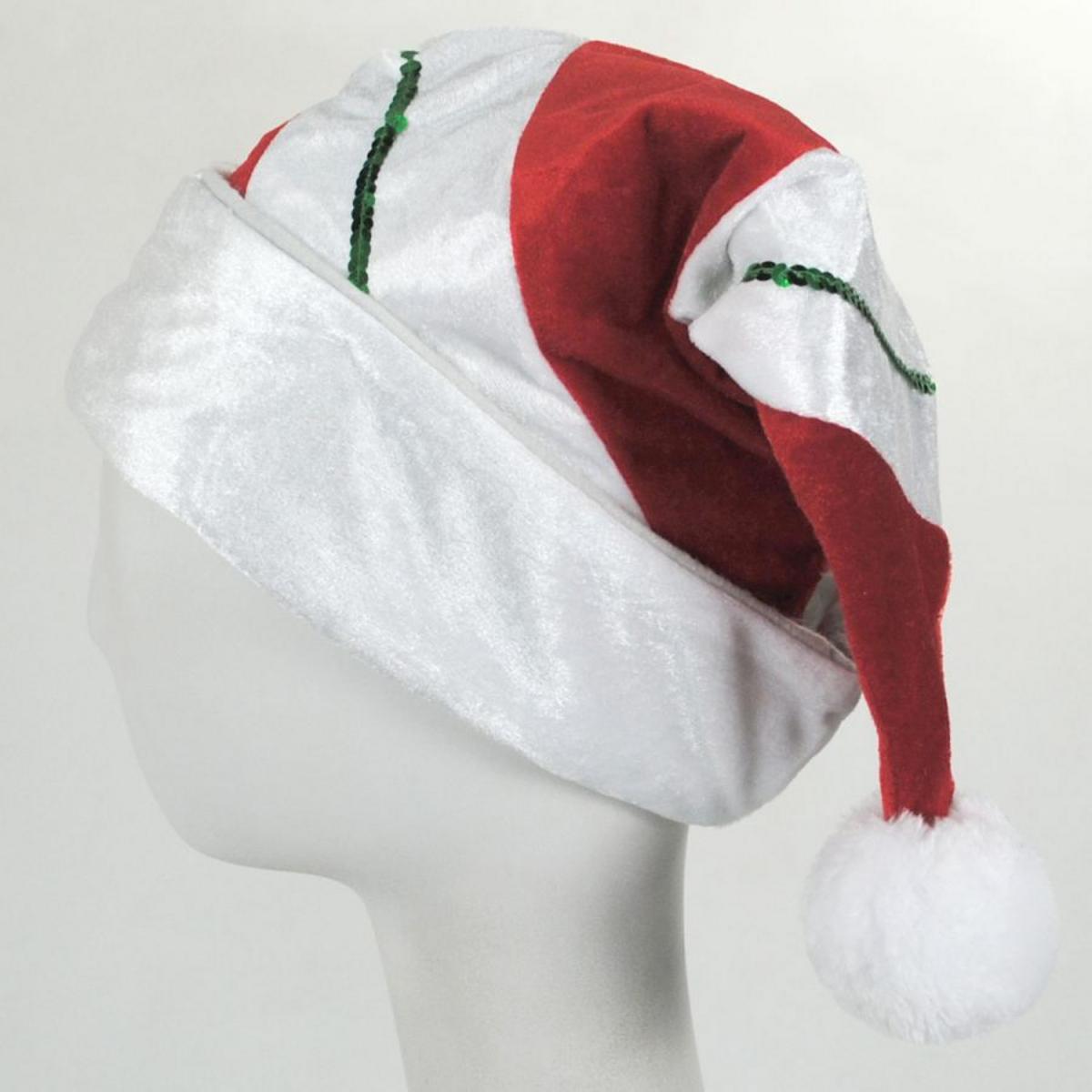 Jacobson | Candy Cane Santa Hat | 191555 | profile | RED/WHITE