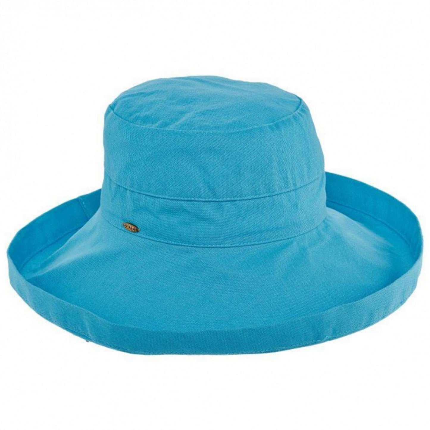 Scala | Lanikai Cotton Sun Hat | 106374 | lead | TURQUOISE