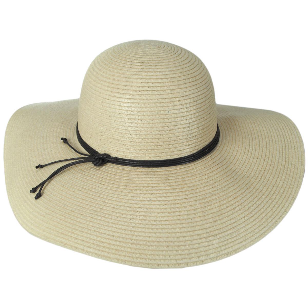 Bigalli | Floppy Summer Toyo Braid Swinger Sun Hat | 104710 | lead | CREAM