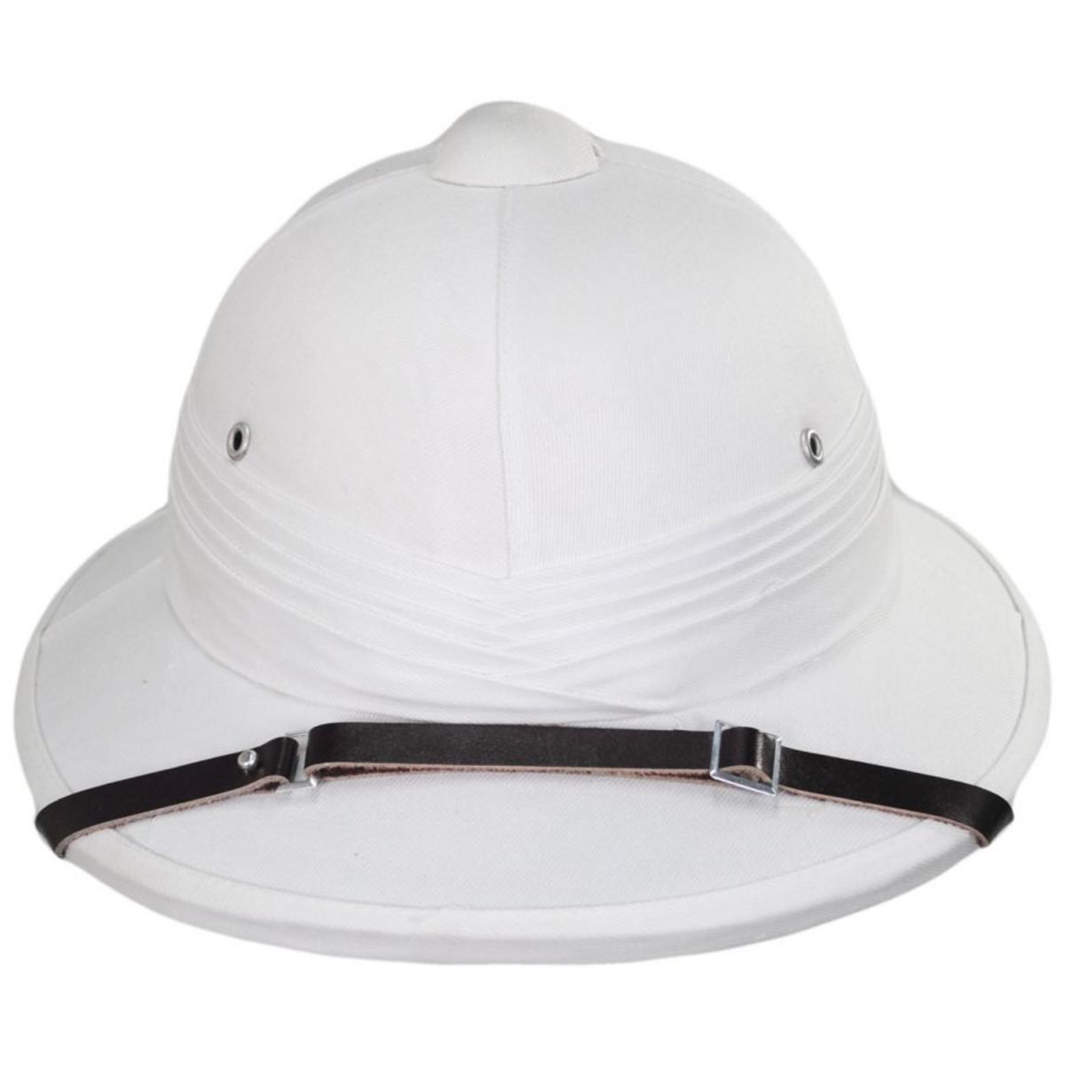 Village Hat Shop | Indian Pith Helmet | 155805 | profile | WHITE